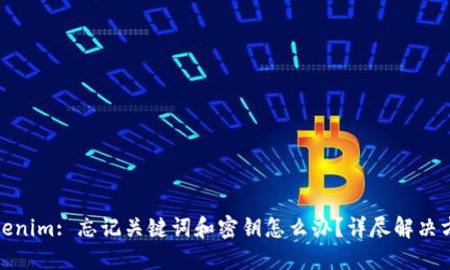Tokenim: 忘记关键词和密钥怎么办?详尽解决方案